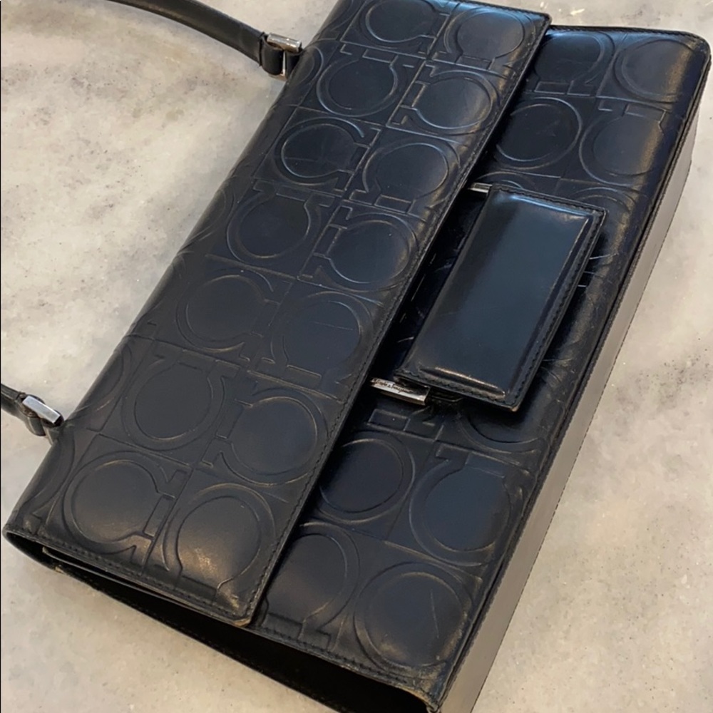 CLASSIC FERREGAMO Top Handle Handbag - Picture 2 of 13